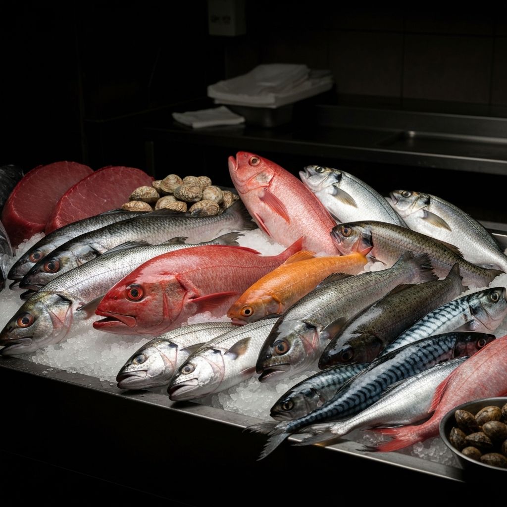 الأسماك والمأكولات البحرية